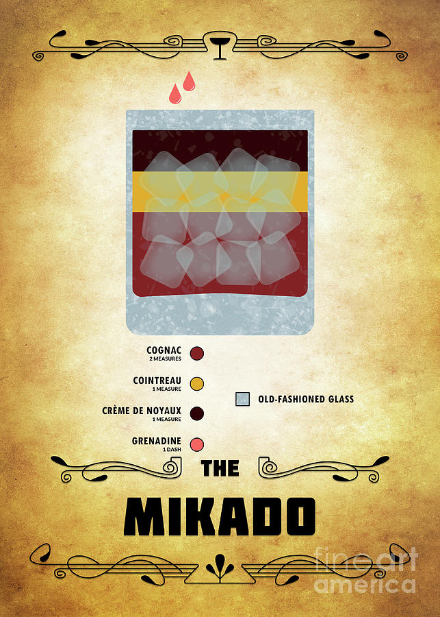 Mikado Cocktail - Classic Digital Art by Bo Kev