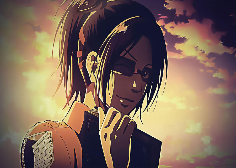 Mikasa Ackerman with glass Digital Art by Michael Anime