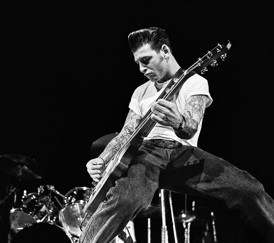 Social Distortion's Mike Ness playing by David Ilzhoefer