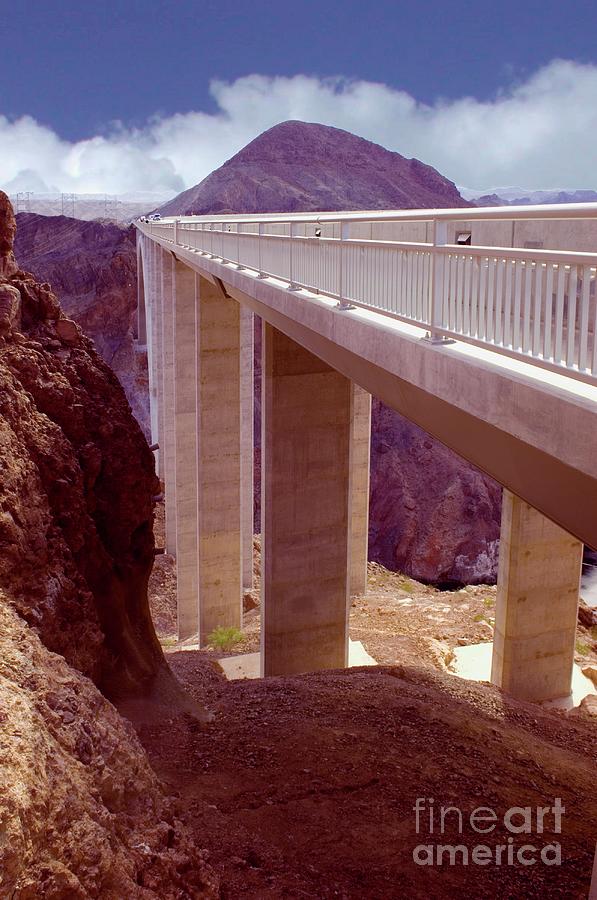 Mike OCallaghan Pat Tillman Memorial Bridge Nevada Photograph by Bob Pardue