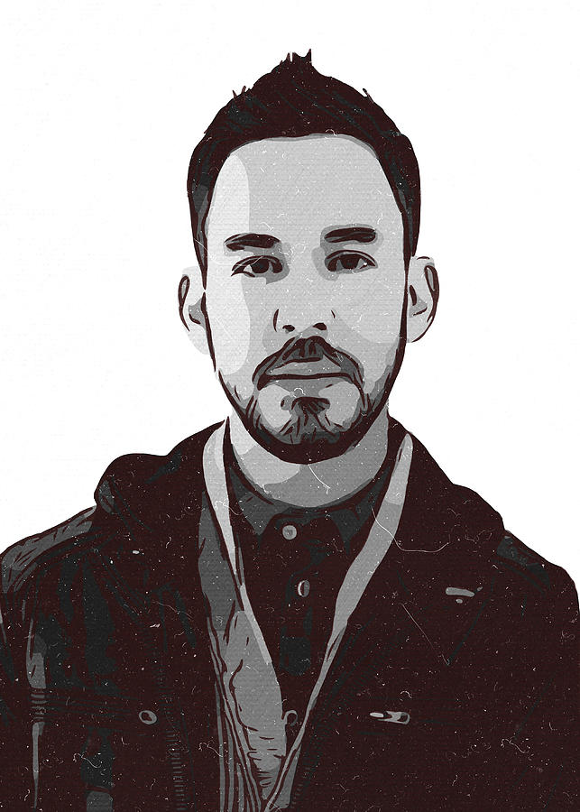 Mike Shinoda Artwork Painting by Taoteching Art