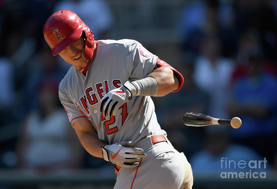 Mike Trout Photograph by Hannah Foslien Mike Trout Photograph by Hannah Foslien