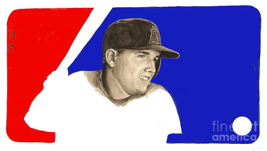 Mike Trout Painting 