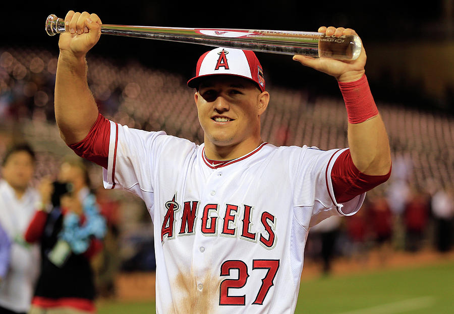 Mike Trout Photograph by Rob Carr