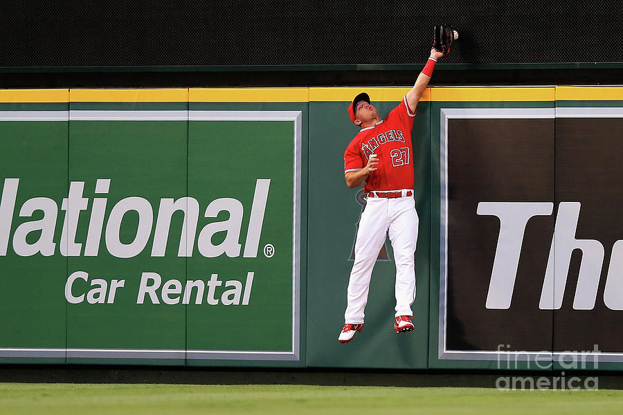 Mike Trout Photograph - Mike Trout by Sean M. Haffey