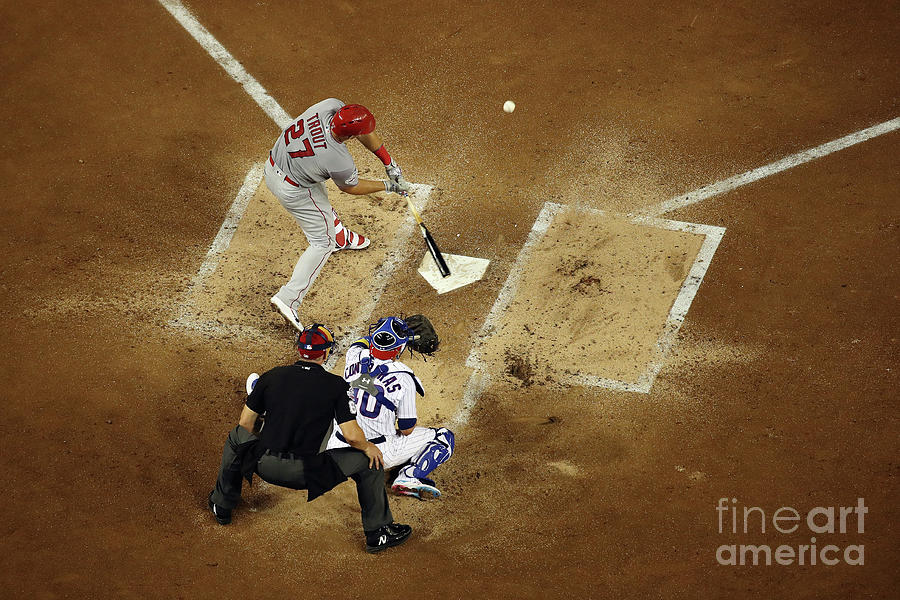 Mike Trout Photograph - Mike Trout by Win Mcnamee