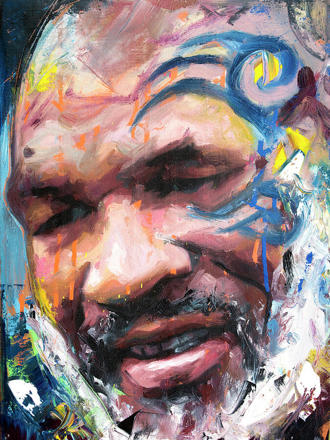 Mike Tyson III Painting by Richard Day