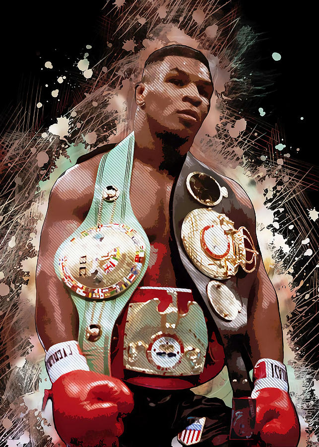 Mike tyson Poster DUKE STUDIO Tapestry - Textile by Morgan Ruby - Fine ...