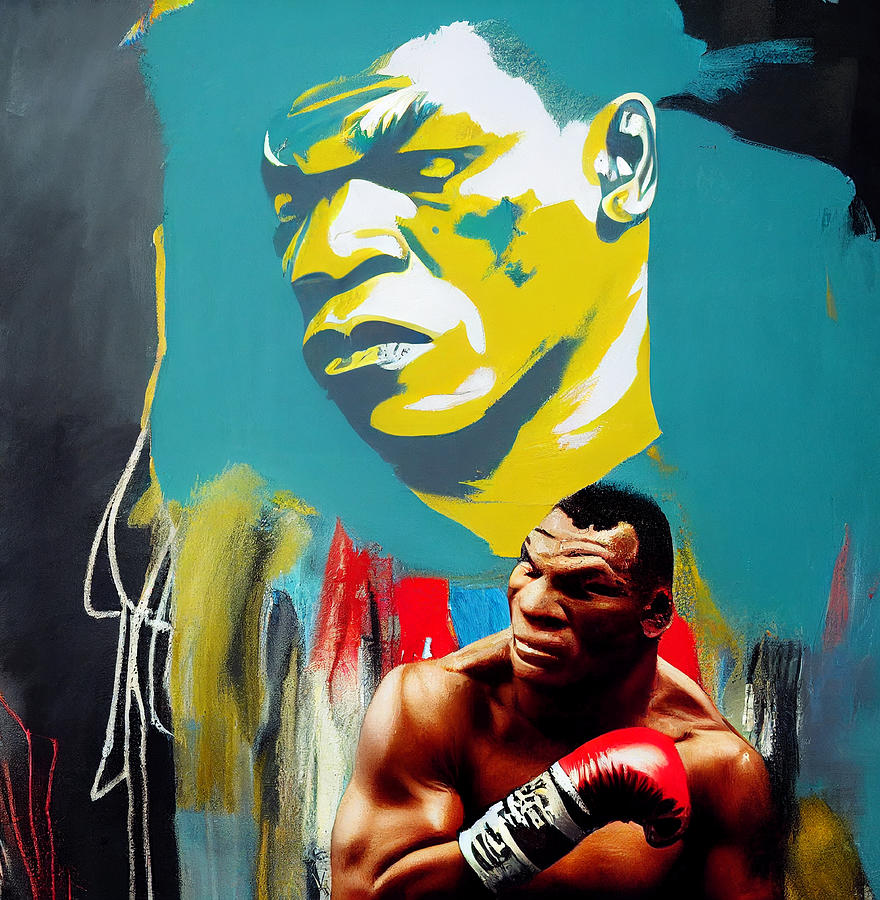 Mike Tyson Vs AI Mixed Media by Myartyoureyes - Fine Art America