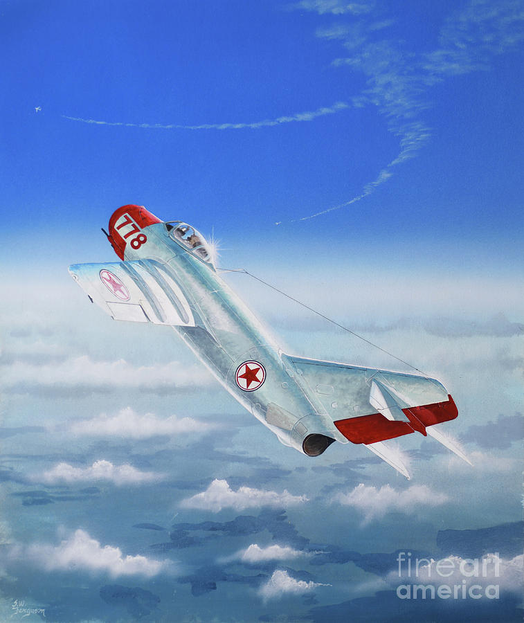 Mikoyan-Gurevich MiG-15 Painting by Steve Ferguson