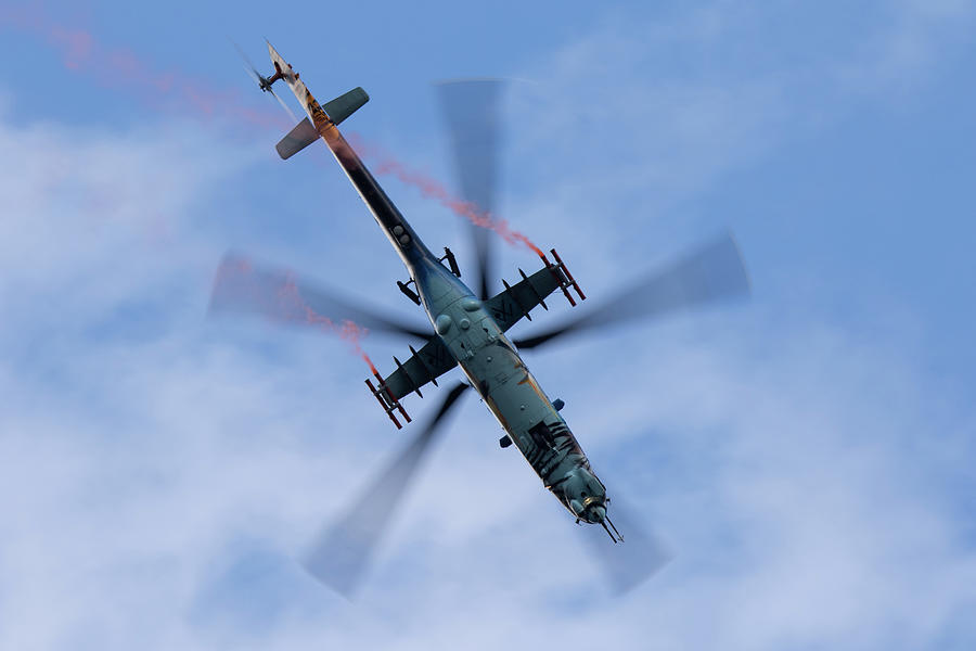 Mil Mi-24 Hind Czech Air Force Digital Art by Airpower Art