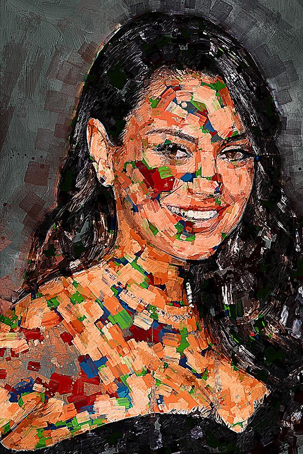 Mila Kunis Digital Art by Michael Earch