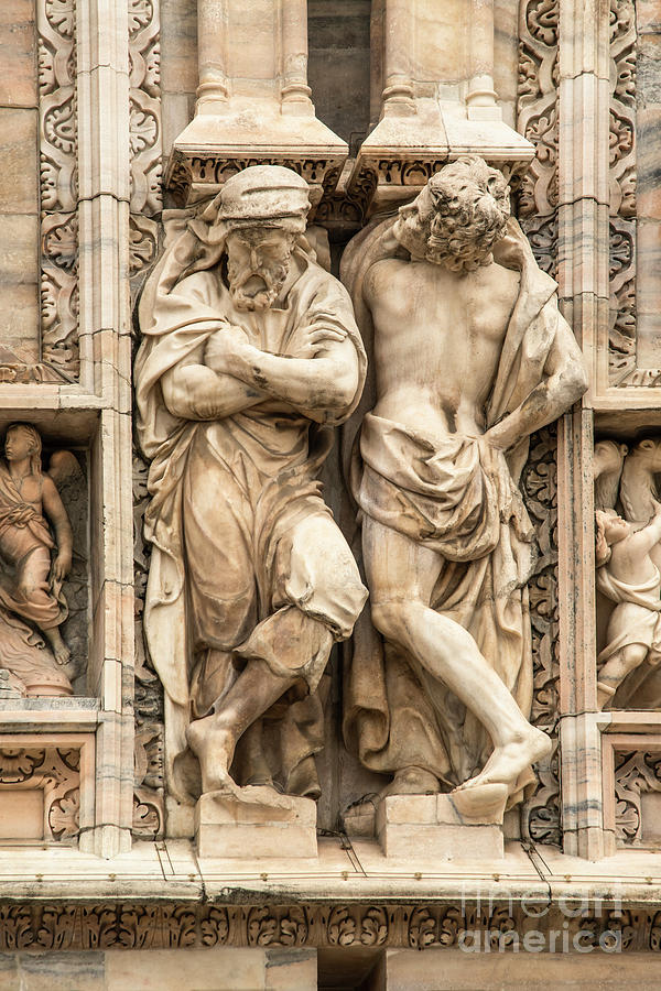 Milan Cathedral Details Photograph by Catherine Sullivan