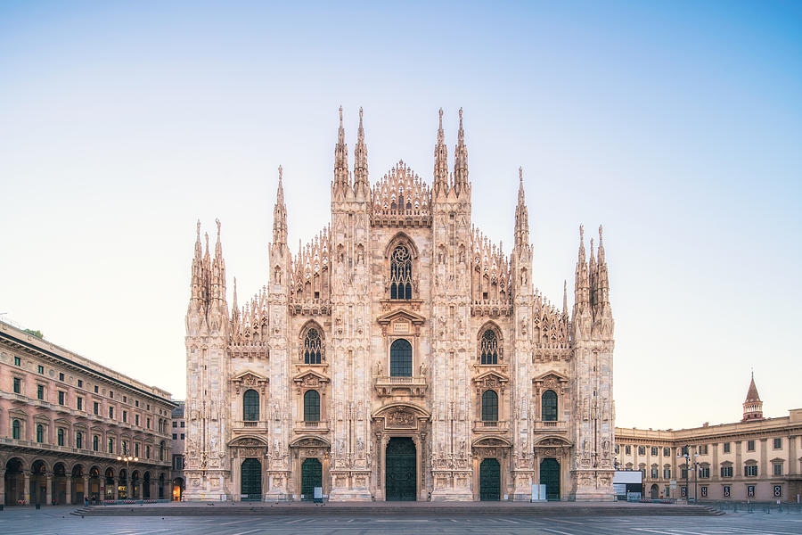 Milan Cathedral, Duomo di Milano at dawn Photograph by JaCZhou 2015