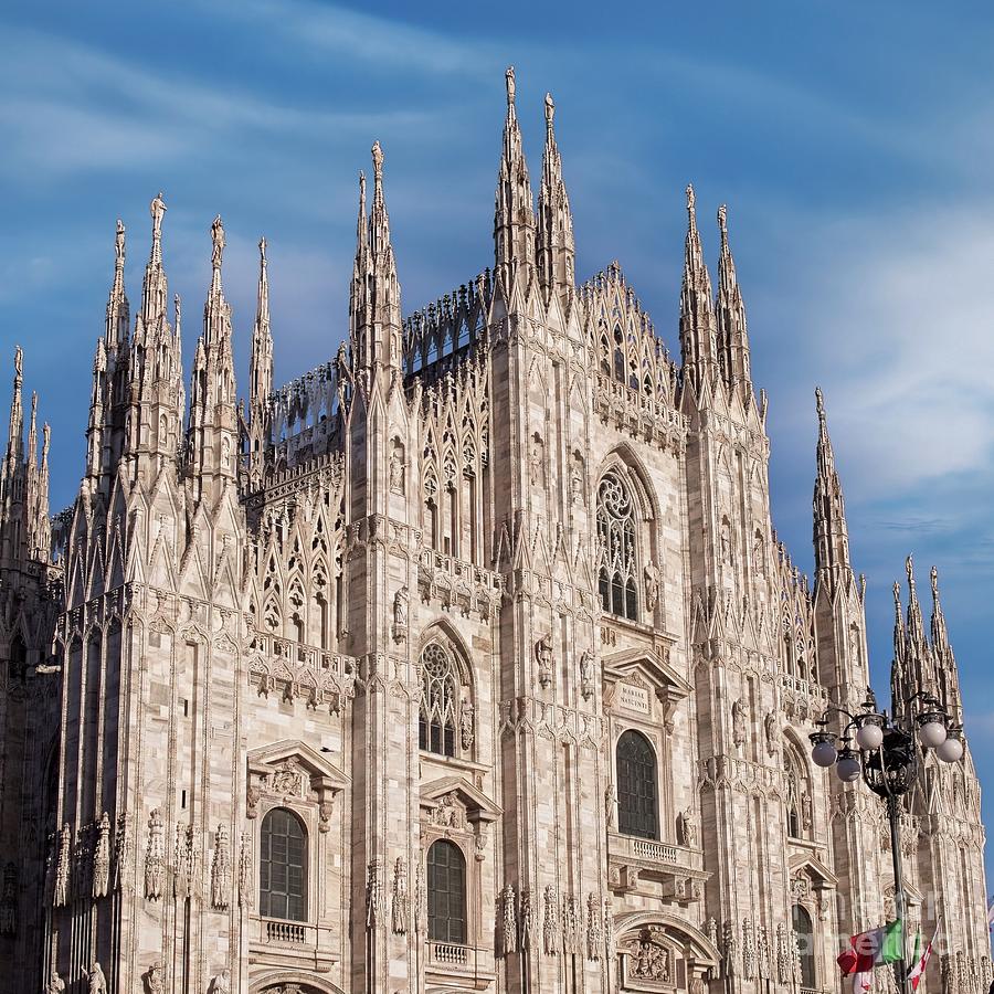 Milan Cathedral Exterior Facade Photograph by Philip Preston - Pixels