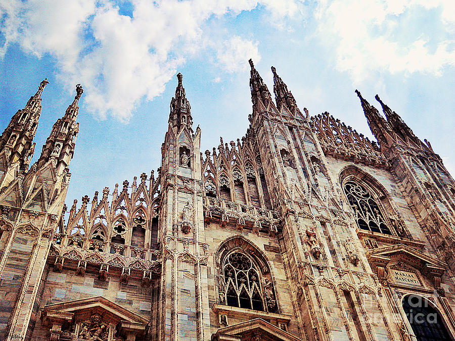 Milan Cathedral in Italy Photograph by Ramona Matei