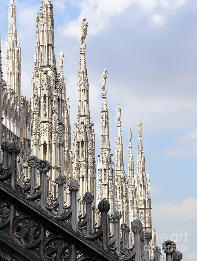 Milan Duomo Spires and Statues  7726 Photograph by Jack Schultz