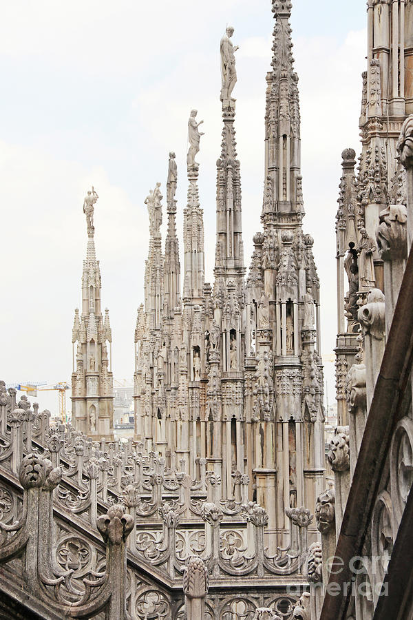Milan Duomo Spires and Statues  7759 Photograph by Jack Schultz