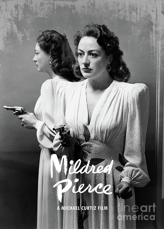 Joan Crawford Digital Art - Mildred Pierce by Bo Kev