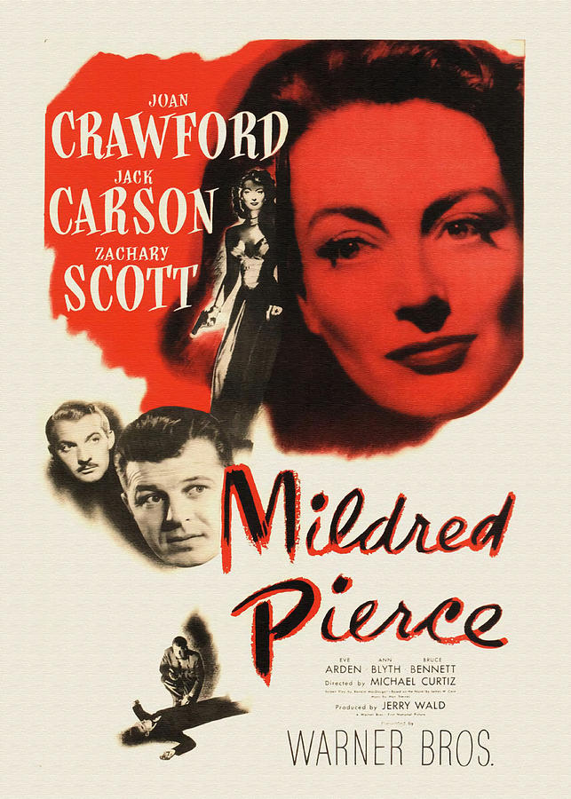 MILDRED PIERCE Poster Painting by Rosie Isla - Fine Art America