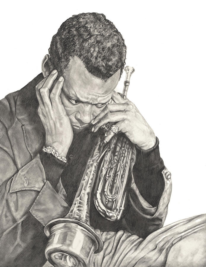 Miles Davis Drawing by Timothy LaGrone - Fine Art America