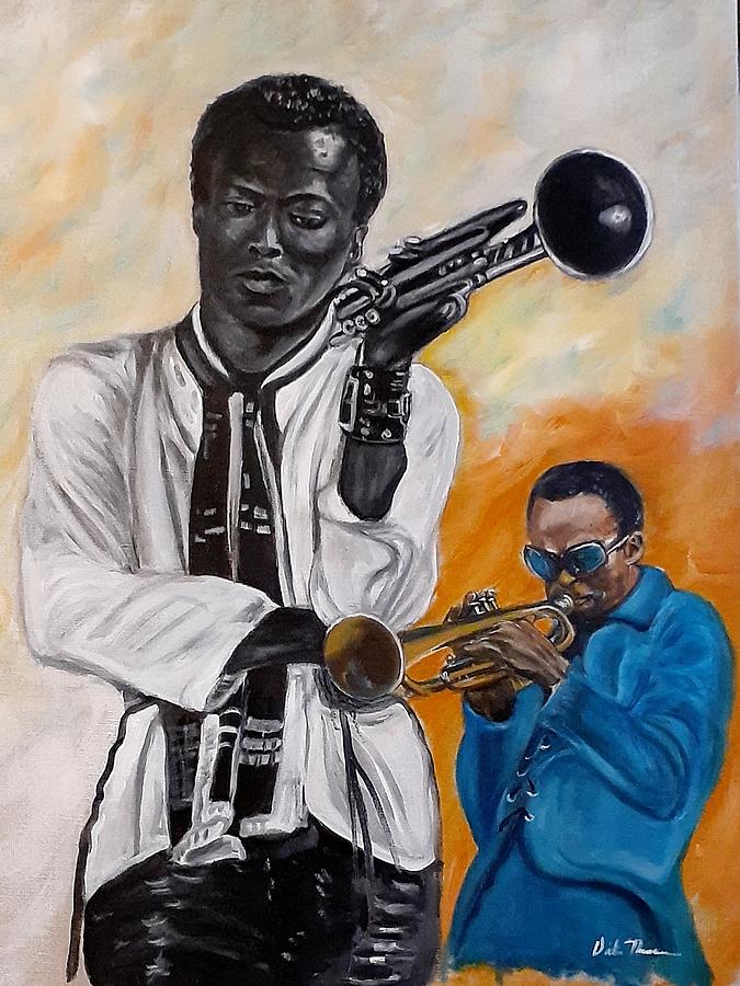 Miles Davis  Painting by Victor Thomason