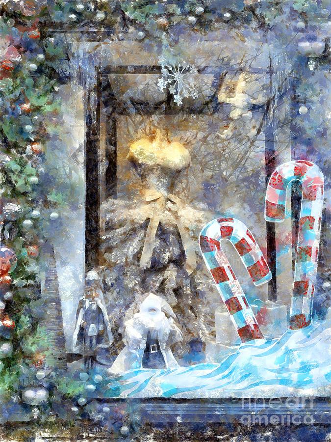 Milford Christmas Window Candy Cane Dreams Photograph by Janine Riley - Fine Art America