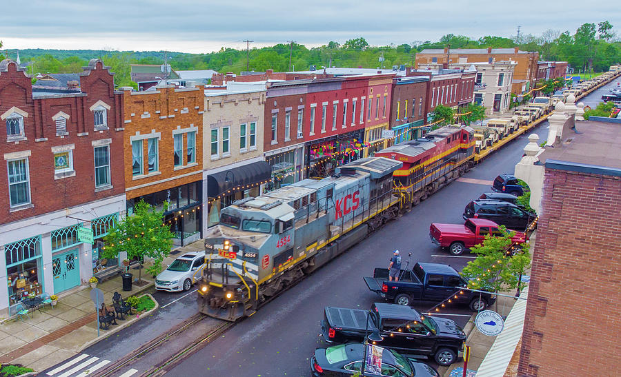 Military Train La Grange, KY Digital Art by Javid Beykzadeh