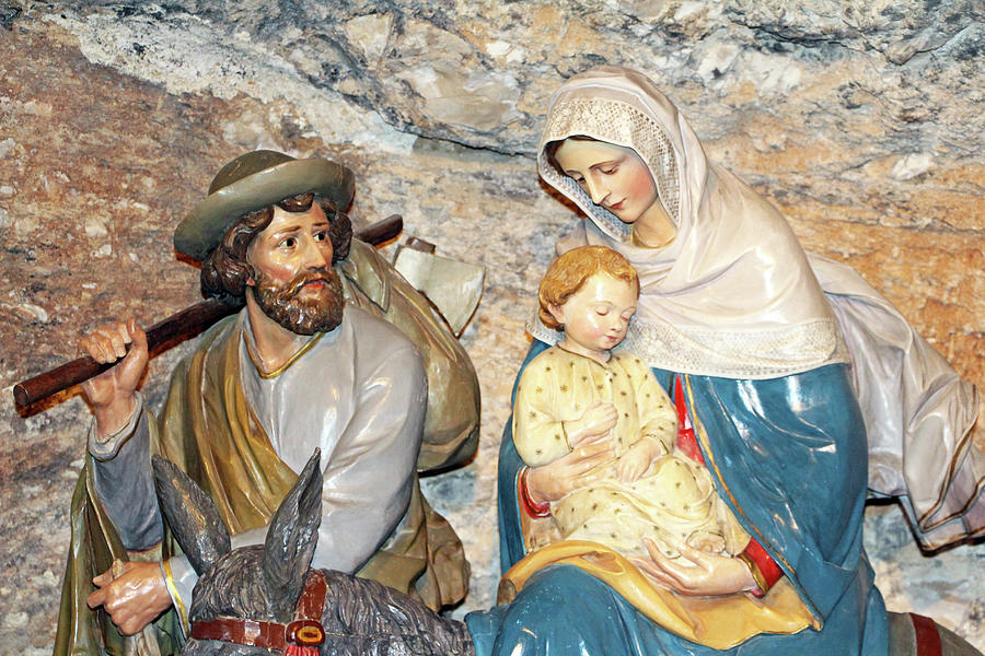 Milk Grotto Holy Family Photograph by Munir Alawi