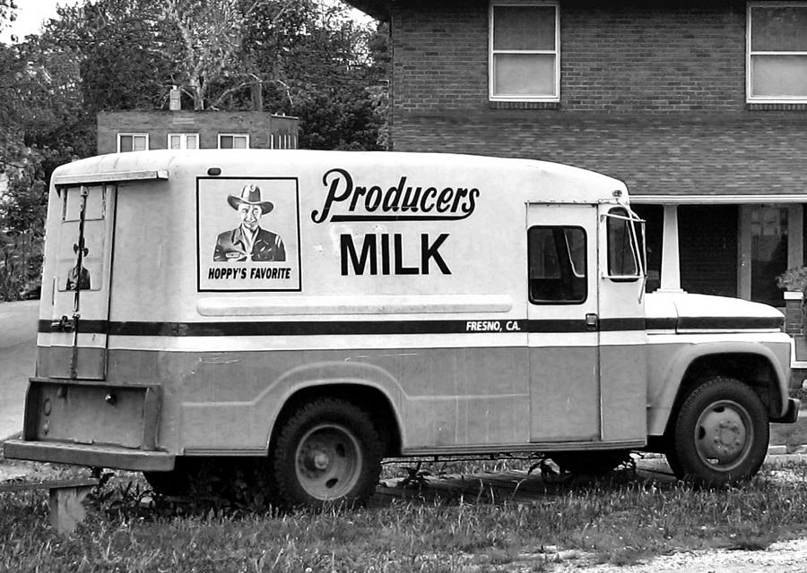 Milk Delivery Trucks 1950