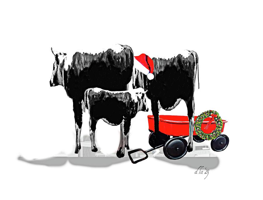 Milking Christmas Photograph by Diana Angstadt