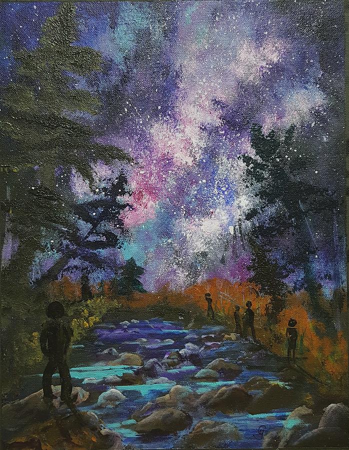 Milky Way #7  Painting by Cheryl Nancy Ann Gordon