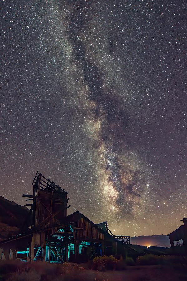 Milky Way and Gold Mine Photograph by Lindsay Thomson