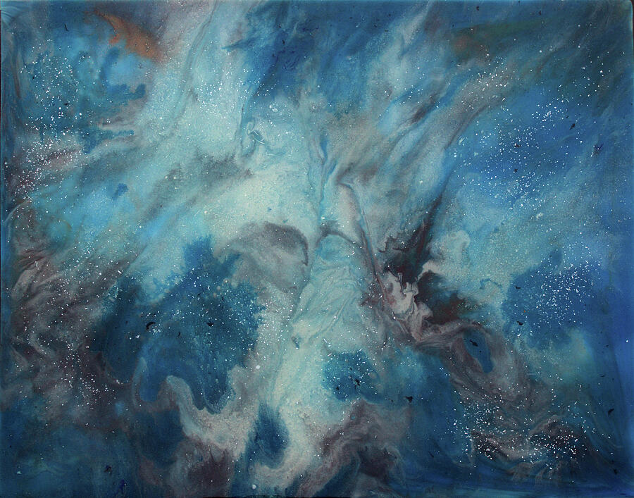 Milky Way Painting by Angela Brunson Milky Way Painting by Angela Brunson