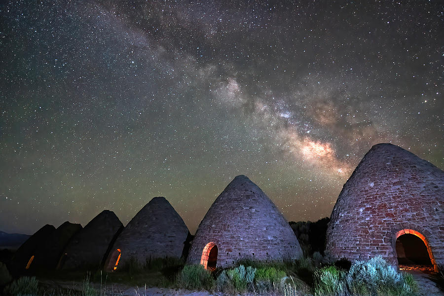 History Photograph - Milky Way at Charcoal Ovens by Gretchen Baker