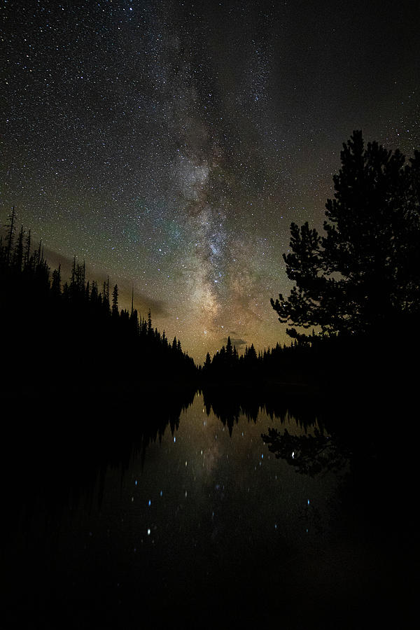 Milky Way at Lake Irene Photograph by Zev Steinhardt
