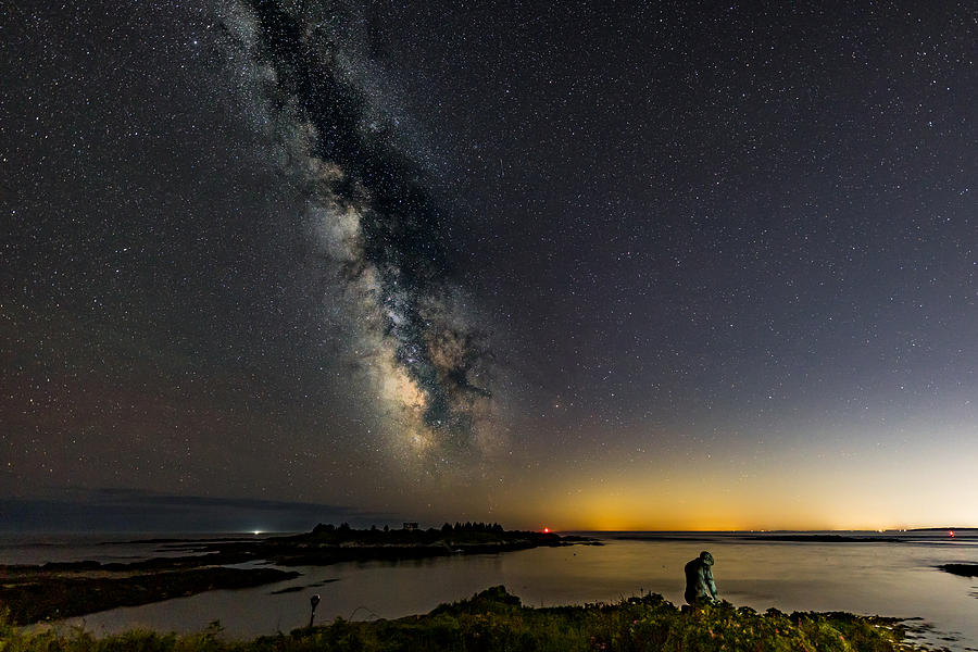 Milky Way at Lands End Photograph by Scene by Dewey