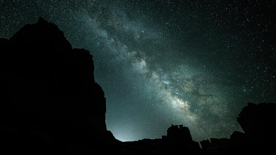 Milky Way Cathedral Rock Photograph by William Kennedy