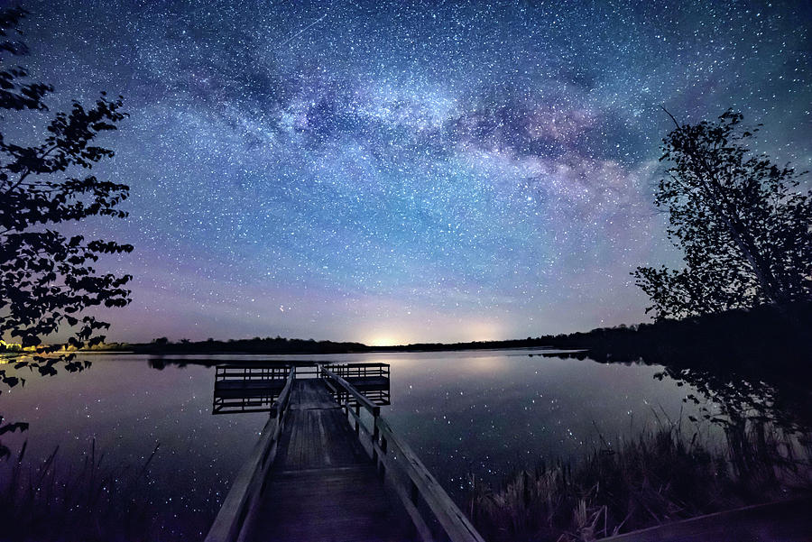 Milky Way Dock Photograph by Megan Sugden - Fine Art America