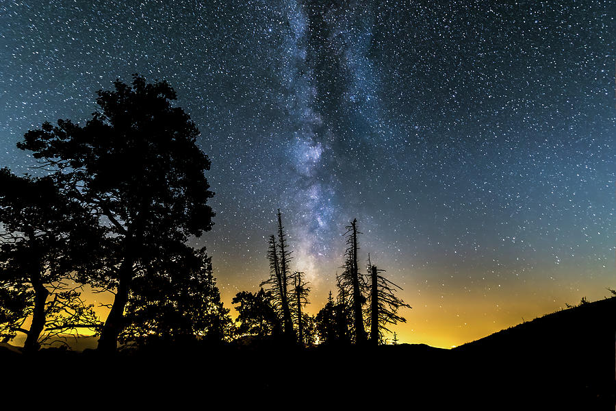 Milky Way from Powder Mountain Photograph by John Wilbur Milky Way from Powder Mountain Photograph by John Wilbur
