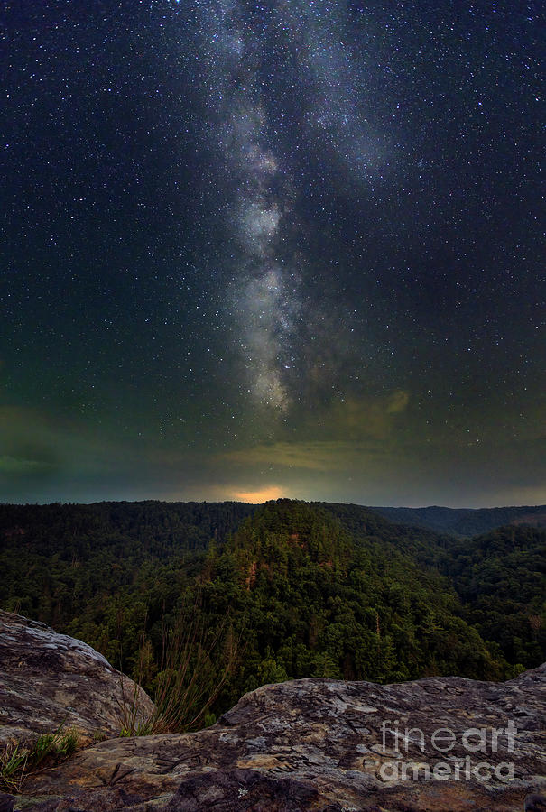 Milky Way from Red River Gorge - D012386 Photograph by Daniel Dempster