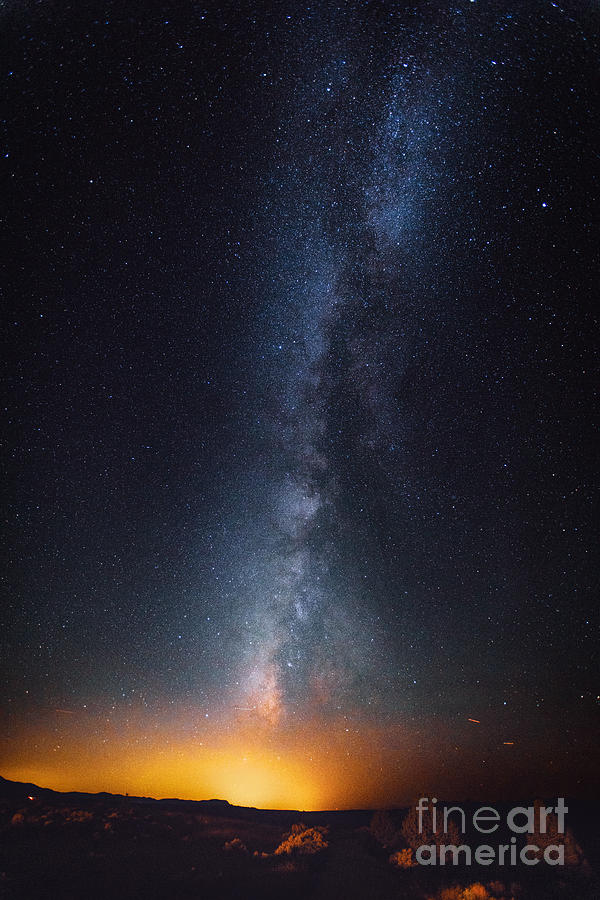 Milky Way from Taos NM  Photograph by Elijah Rael
