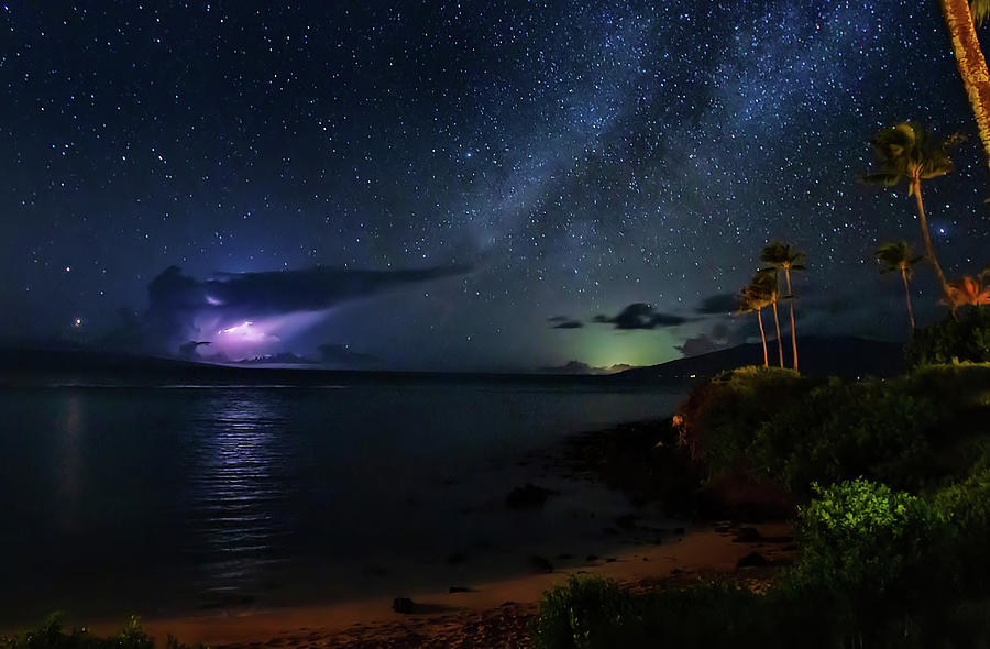 Planet Photograph - Milky Way Hawaii 1 by Lisa Chorny