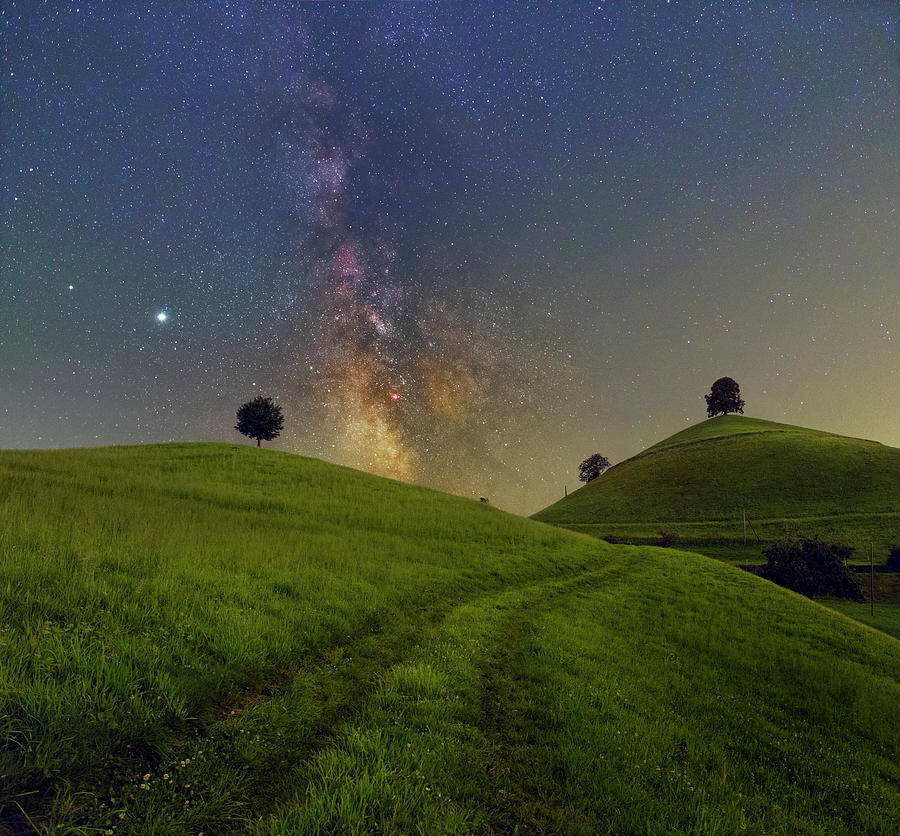 Milky Way in Teletubbie Land Photograph by Ralf Rohner