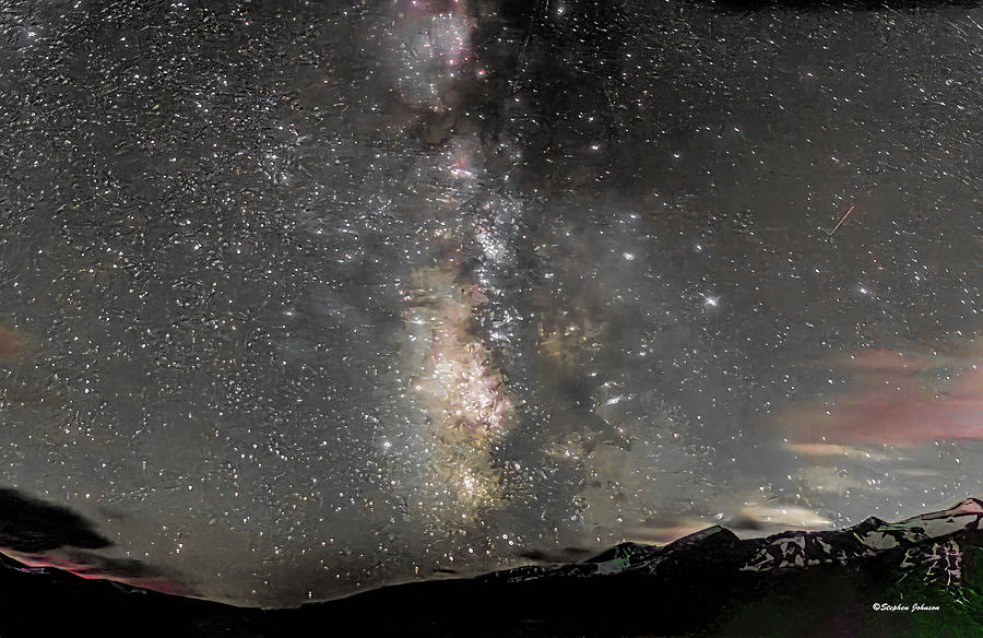 Milky Way near Breckenridge Ski Resort Photograph by Stephen Johnson