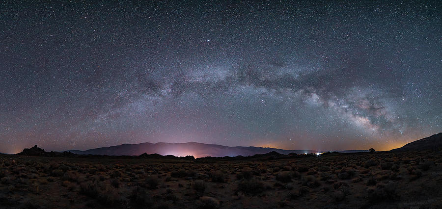 Milky Way Over Alabama Hills Photograph by Lindsay Thomson