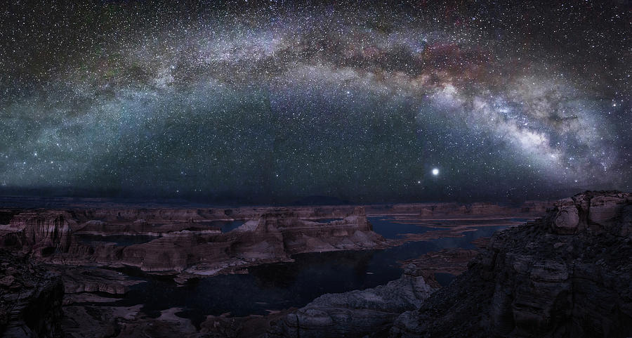 Milky Way Over Alstrom Point Photograph by Alex Mironyuk