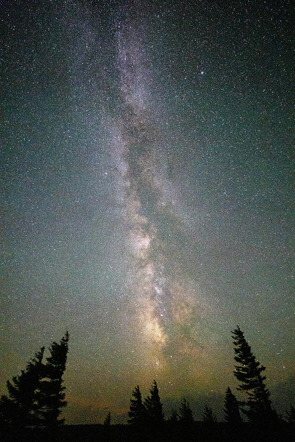 Milky Way Over Bear Rocks Photograph