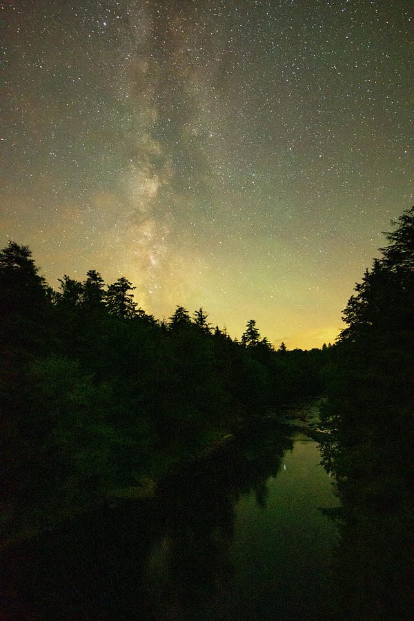 Milky Way Over Blackwater River Photograph