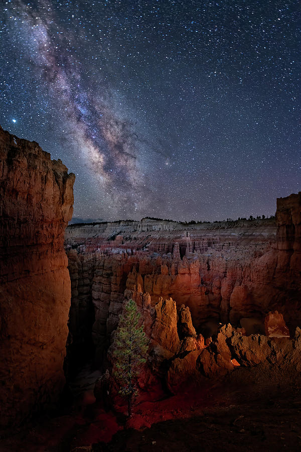 Milky Way Over Bryce Canyon Photograph by Michael Ash